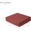 DMI Foam Seat and Wheelchair Cushion with Cover, Supportive Comfort Foam, 4 x 16 x 18 Inch, Plaid - 3 of 4