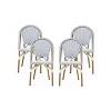 GDFStudio Brandy Outdoor Wicker Weave Bistro Chairs (Set of 4) - 2 of 4
