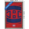 Trends International NHL Montreal Canadiens - Logo 25 Framed Wall Poster Prints - 3 of 4