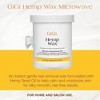 GiGi HEMP WAX Microwave Hair Removal Wax (PACK OF 2) Formulated to Calm & Moisturize the Skin 7.6 oz - 2 of 4