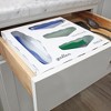 AuldHome Design Enamelware Kitchen Bag Organizer, Farmhouse Style Holder Compatible w/ Zipper Seal Bags - 2 of 4