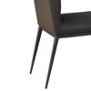 18" Cargo PU Accent Chair Gray/Gunmetal - Acme Furniture: Leather Upholstery, Metal Frame, 60-Day Warranty - 4 of 4