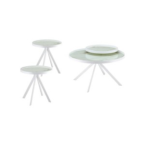 Coaster,Briggs 2-piece Round Coffee and End Table Set - 1 of 4