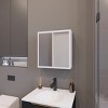 GlasFlength Decorative Wall Mirrors Bathroom Decor Cabinet Accent Mirror Vanity Medicine Cabinet Mirrors for Bathroom Wall, White, 19.7"*5.7"*21.1" - 2 of 4