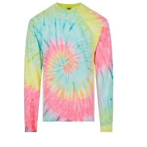 DARESAY Long Sleeve Tie Dye T-Shirt, For Men, Women And Teens (Up to 5XL) - 1 of 2