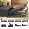 Ainfox 3 in 1 Folding Armless Sofa Bed - 3 of 4