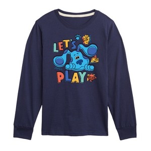 Boys' - Blue's Clues & You! - Let's Play Long Sleeve Graphic T-Shirt - 1 of 3