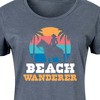 Women's - Instant Message - Beach Wanderer Cowgirl Graphic T-shirt Dress - 2 of 4