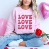 Simply Sage Market Women's Graphic Sweatshirt Love Love Love - 2 of 4