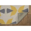 Havers Washable Outdoor Rug Ivory/Yellow - Linon - 4 of 4