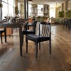 Flash Furniture Chester Commercial Grade Solid Wood Dining Chair with Slatted Backrest and Vinyl Seat - image 2 of 4