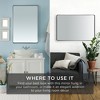 Best Choice Products 24x36in Recessed Bathroom Vanity 2-Way Wall Mirror w/ Rounded Corners, Anti-Blast Film - 4 of 4