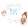 The Juniper Shop Wild Like My Curls Flutter Sleeve Bodysuit - 18M - White - 2 of 4