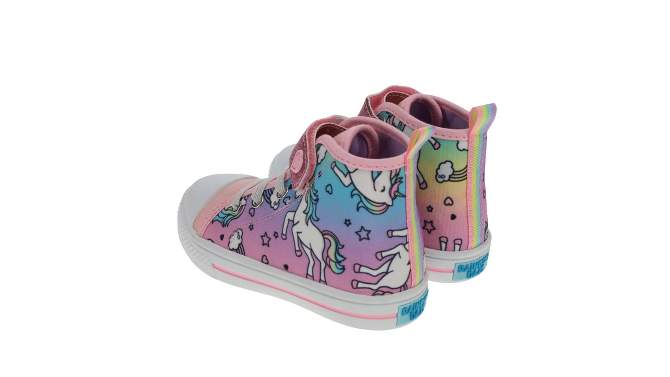 Rainbow Daze Toddler Shoes,HI Top Sneaker Slip On, 2 of 9, play video