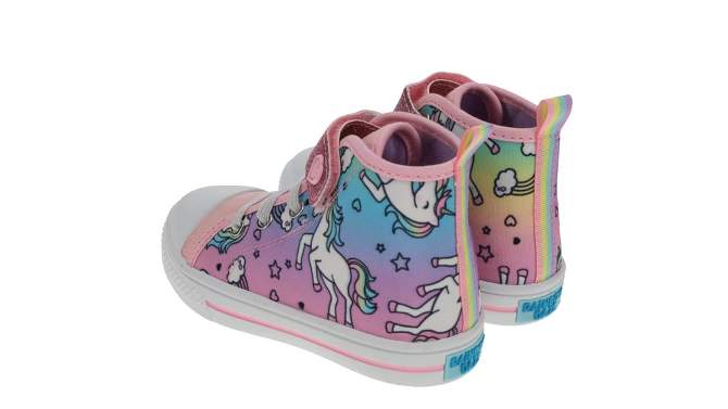 Rainbow Daze Toddler Shoes,HI Top Sneaker Slip On, 2 of 9, play video