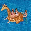 Swimline 96" Water Sports Inflatable Giant Giraffe Swimming Pool 2-Person Ride-On Lounger - Brown - 3 of 3