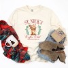 Simply Sage Market Women's St. Nick's Coffee Club Long Sleeve Garment Dyed Tee - 3 of 4