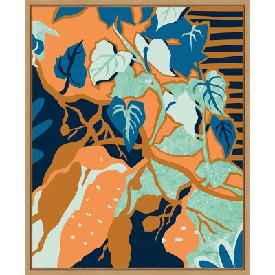 16" x 20" Yams in Bloom by Megan Gallagher Framed Wall Canvas - Amanti Art