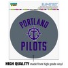 Portland Pilot Automotive Car Window Locker Circle Bumper Sticker - 3 of 4