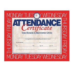 Flipside Attendance Certificate 8.5" x 11" Multicolor 30/Pack 5 Packs/Carton (VA580-5) - 1 of 1
