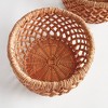 Plum & Post Emlyn Rattan Decorative Baskets Set of 2 Without Handles - 3 of 4