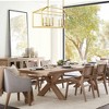 8-Light Soft Gold Dimmable Lantern Geometric Chandelier - 4 of 4