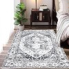 Washable Area Rug - Large Rugs for Living Room, Stain Resistant Carpet, Vintage Rugs for Bedroom, Non Slip Backing, Home Decor Floor Decoration Mat - 3 of 4