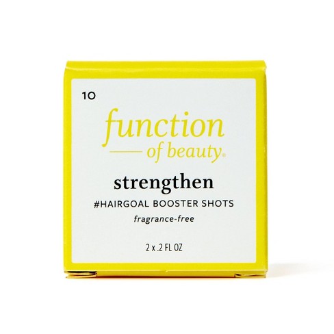 Function Of Beauty Strengthen Hairgoal Booster Shots With Pea Sprout Extract 2pk 0 2 Fl Oz Target