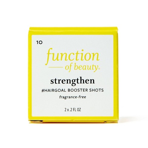 Function of Beauty Strengthen #HairGoal Add-In Booster Treatment Shots with Pea Sprout Extract - 2pk/0.2 fl oz - image 1 of 4