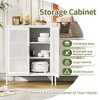SKRAN Metal Storage Cabinet, Multi-Purpose Steel Cabinets with Doors and  Adjustable Shelves for Home, Office, and School - 4 of 4
