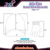 Jojo Siwa Girl's Winter Hat and Gloves Set, Kids Ages 4-7 (Black) - 2 of 4