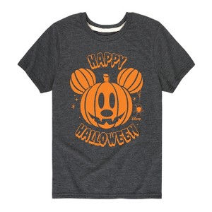 Boys' - Disney - Mickey Pumpkin Short Sleeve Graphic T-Shirt - 1 of 4