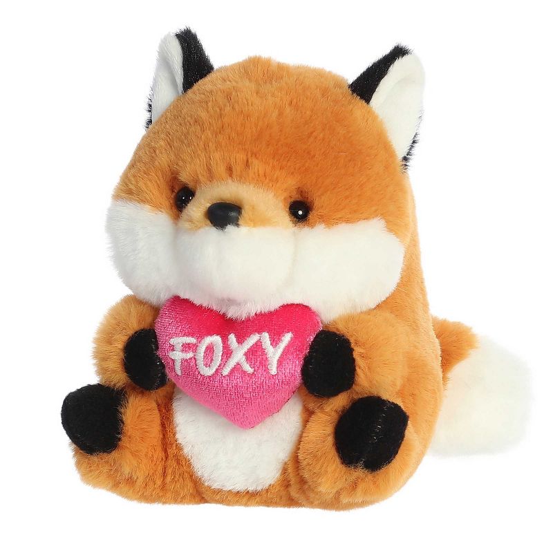 Aurora Mini Foxy Fox Rolly Pet Round Stuffed Animal Orange 5.5", 5 of 6