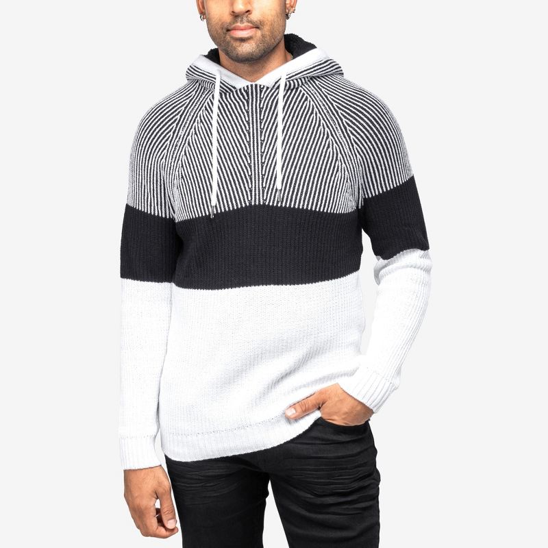 X RAY Men's Regular Fit Fashion Hoodie Knitted Sweater, 1 of 6