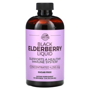 Country Farms Elderberry Liquid, Supports A Healthy Immune System, Rich in Antioxidants, Sugar Free, Berry Flavor, 8 Fl Oz - 1 of 4