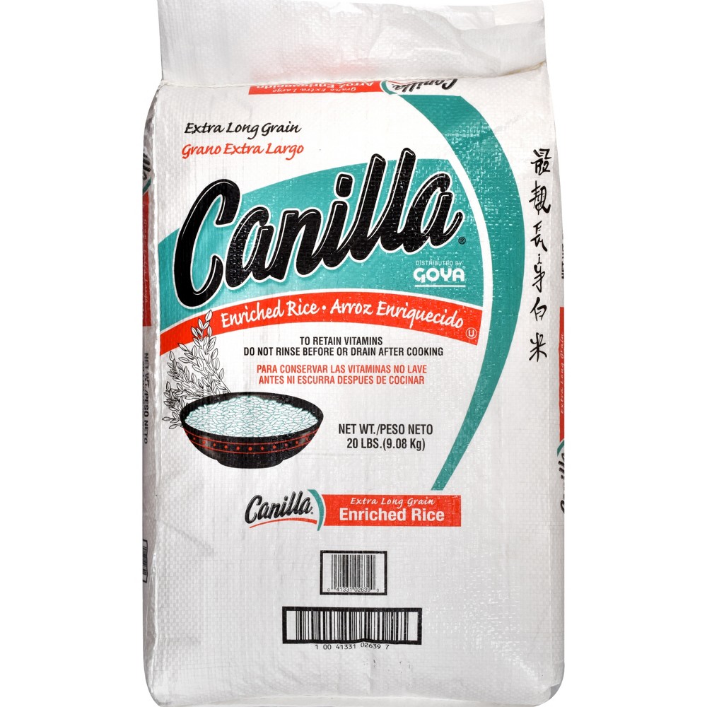 UPC 041331026390 product image for Goya Canilla Enriched Extra Long Grain Rice - 20lbs | upcitemdb.com