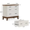 Gulches 3-Drawer File Cabinet, Lateral Filing Cabinet for A4/Letter/Legal Size, Wood Office Storage Furniture Printer Stand - 2 of 4
