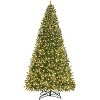Yaheetech 4.5Ft/6Ft/7.5Ft/9Ft/12Ft Pre-lit Spruce Artificial Christmas Tree with 150 Incandescent Warm White Lights - 2 of 4