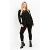 Avenue Women's Plus Size Tia Twist Top - 4 of 4
