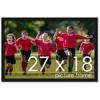 PosterPalooza | Simple Black Picture Frame - UV Acrylic, Backing Board, Hanging Hardware Included - 2 of 4