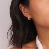 Cubic Zirconia Huggie Earrings 14k Gold Plated Tiny Earrings Small Huggie Hoop Earrings Simple Lightweight Hoops Gift for Women - 2 of 4