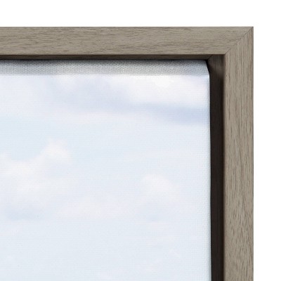 Maui Black Sand Swell Framed Canvas Art Print