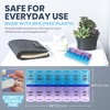 MEDca Pill Organizers: Small Organizer w/ Weekly and Daily 2-Times/Day Compartments for AM / PM: BPA-Free, Portable and Travel Boxes Case - 4 of 4
