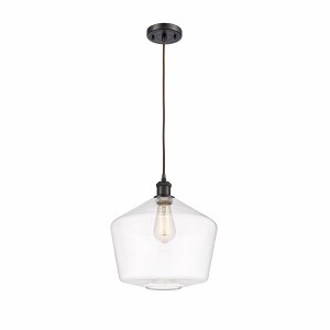 Cindyrella - 1 Light Cord Hung Mini Pendant In Industrial Style-13.5 Inches Tall and 12 Inches Wide - 1 of 1