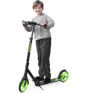 Joyfy Foldable Kick Scooter for Kids Ages 6-12, Adjustable Scooter with Hand Brake, ABEC-9 Bearings (Supports 260 lbs), Smooth Ride for Teens & Adults - 1 of 4