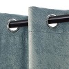 Modern Geometric Waves Room Darkening Semi-Blackout Curtains, Set of 2 by Blue Nile Mills - 2 of 4