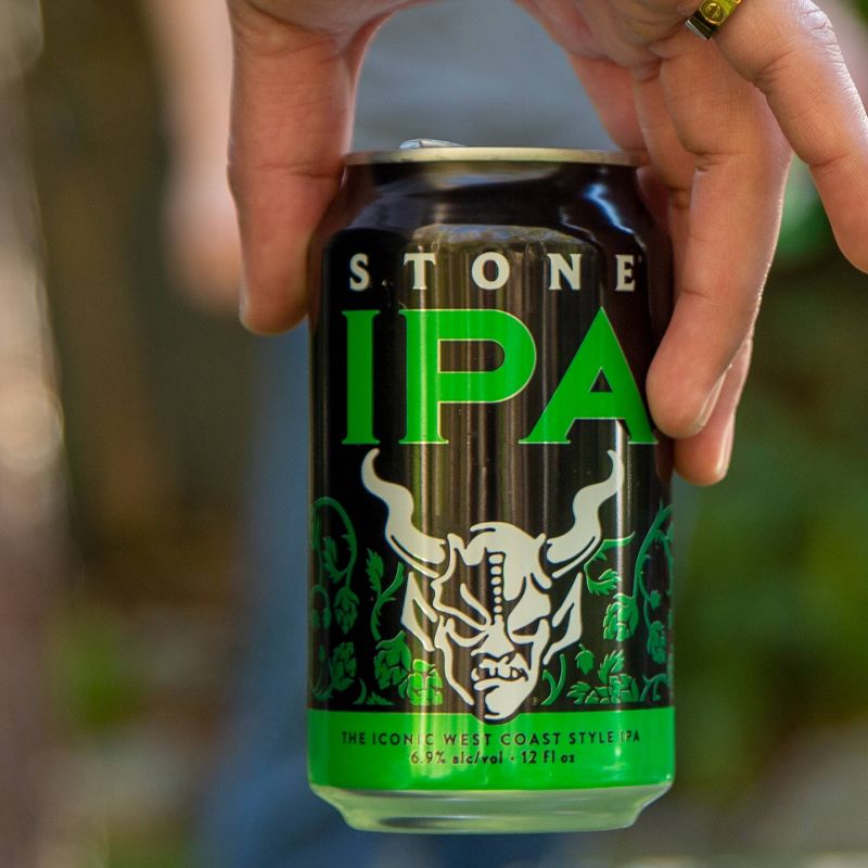 Stone IPA Beer - 12pk/12 fl oz Cans, 5 of 8