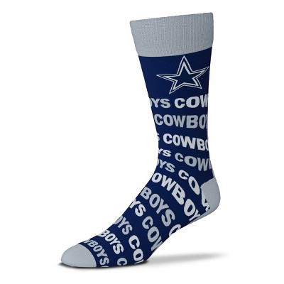 NFL Dallas Cowboys Use Your Words Dress Socks - L