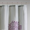 SEVOBAL Shower Curtain Printed Floral Transitional Style Soft Lightweight Microfiber Easy Care Machine Washable, Purple, 72"*72"*0.13" - 2 of 4