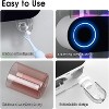 Attop UV Toothbrush Sanitizer and Holder Smart Home Bathroom Accessories, 3 Cups Electric Toothbrush Holder Wall Mounted - 3 of 4
